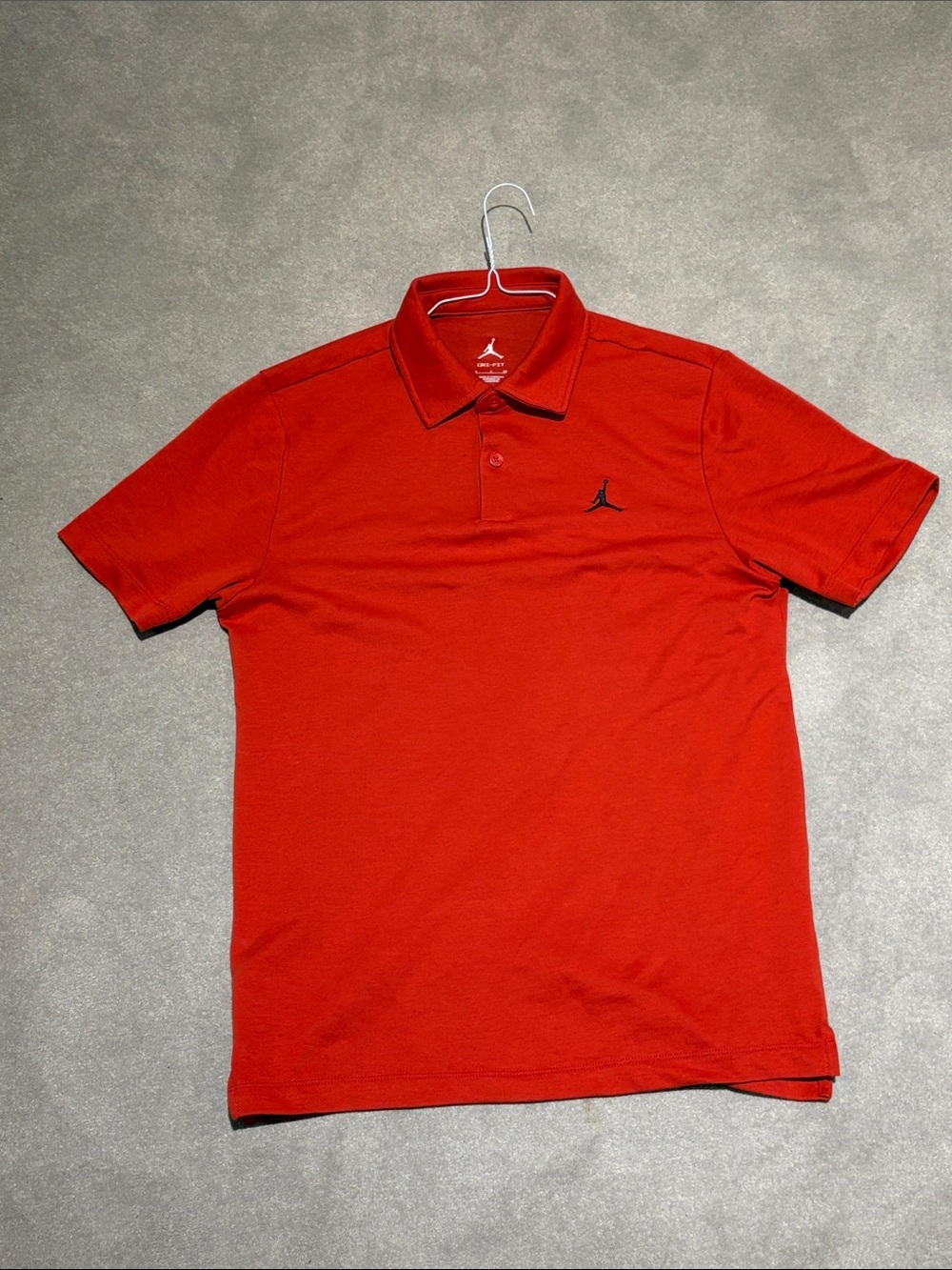 Jordan Men’s Bright Red Polo with Black Jumpman